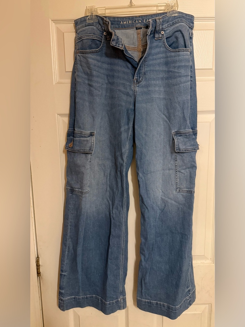 American eagle wide leg jeans size 8